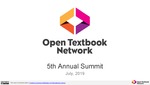 Open Textbook Network Summer Institute 2019 Slides - Thursday